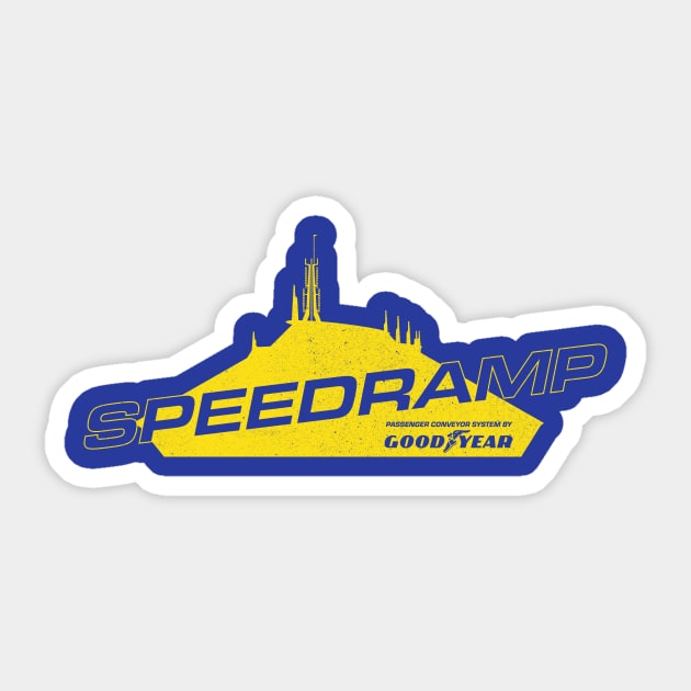 Mountain Speedramp Sticker by RetroWDW